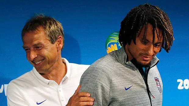 Jurgen Klinsmann and Jermaine Jones