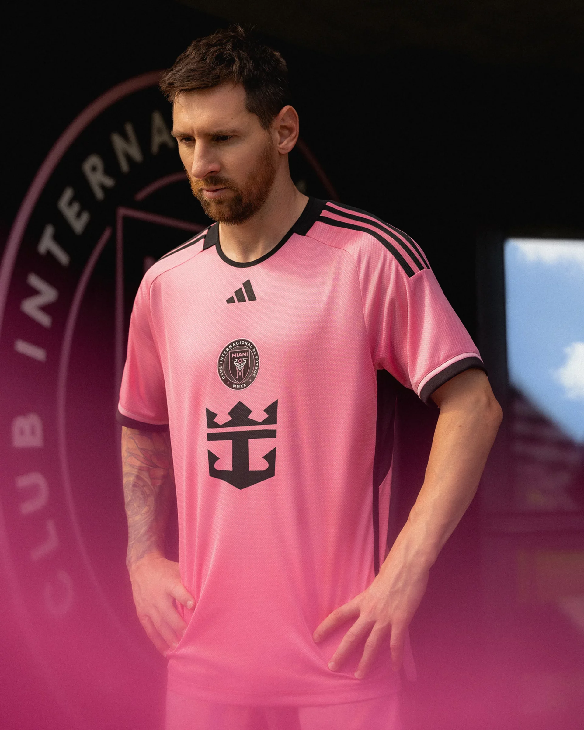 Lionel Messi in the new Inter Miami 2getherness jersey