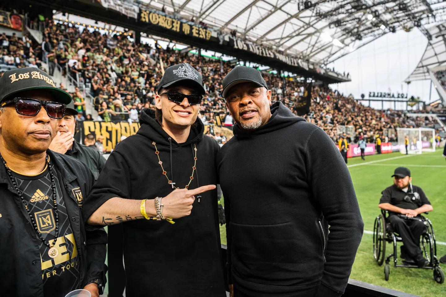Dr Dre at LAFC match